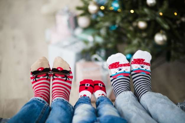 Why custom socks for family wearing winter socks