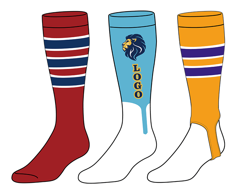 baseball socks custom option